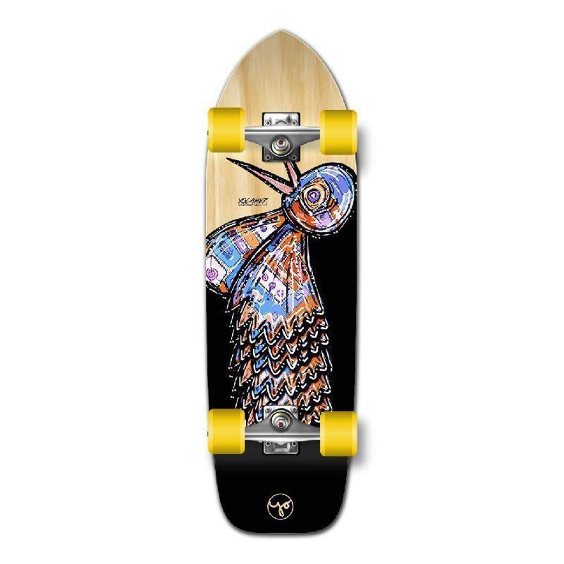 Punked Old School Longboard Complete – The Bird Series Natural Complete