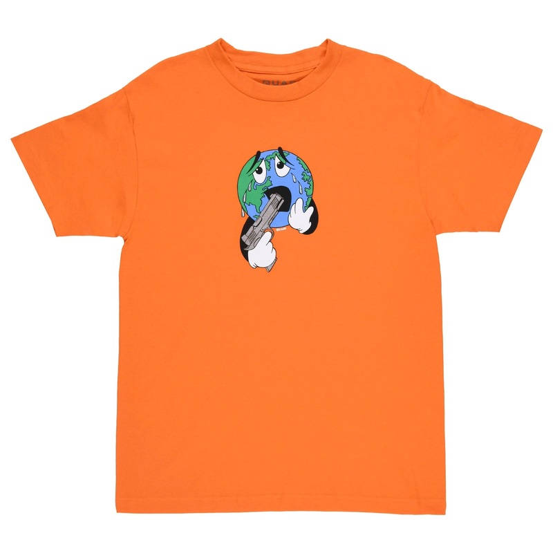 Quasi Small World Tee Orange L