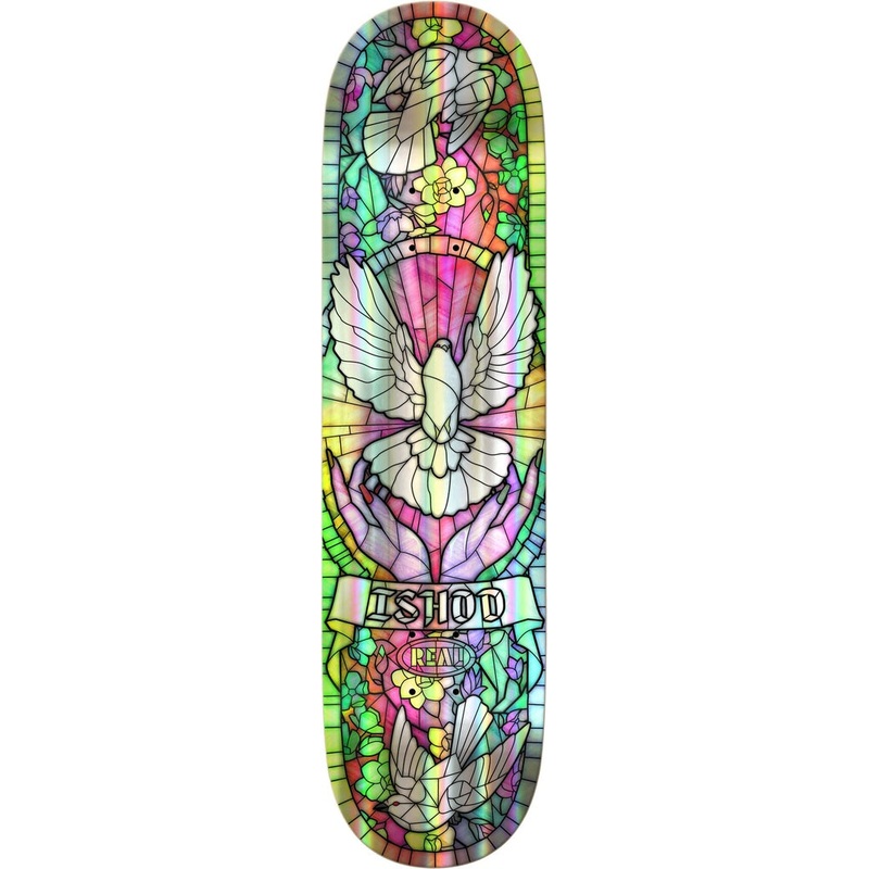 REAL ISHOD HOLO FOIL CATHEDRAL TWIN TAIL DECK 8.50