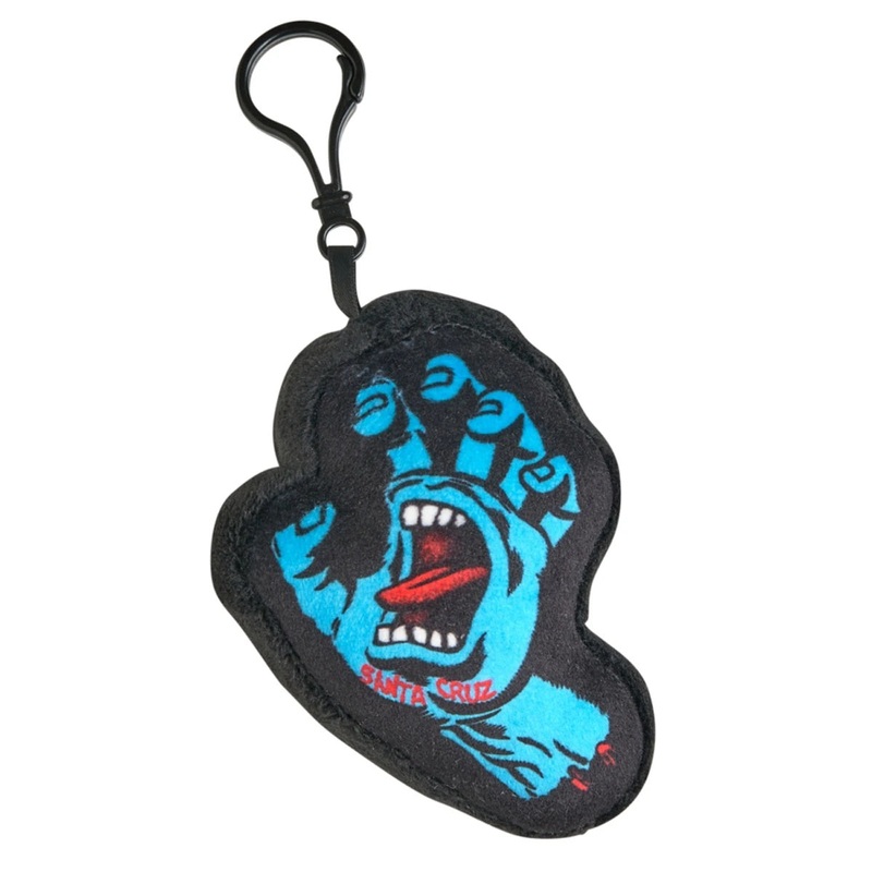 Santa Cruz Screaming Hand Plush Keychain OS