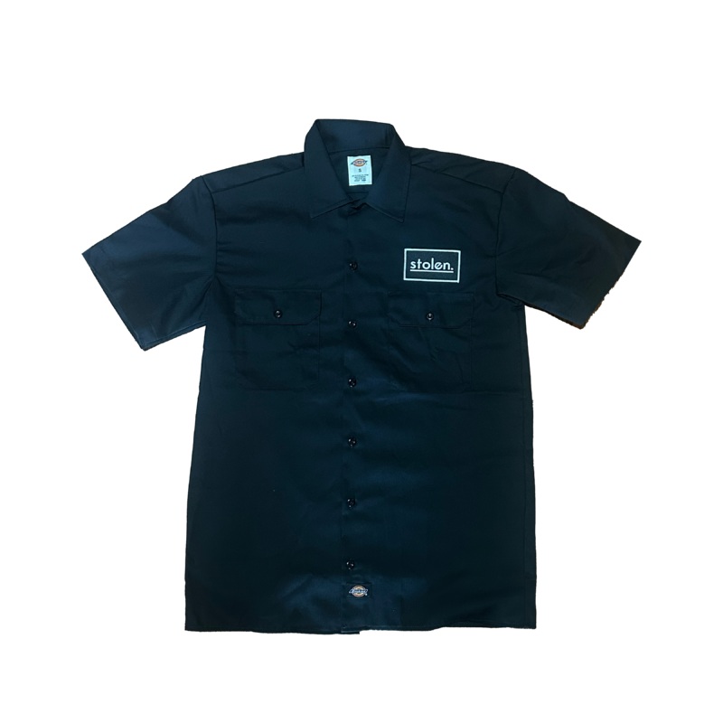 Stolen x Dickies Work Shirt – ( Black ) Small