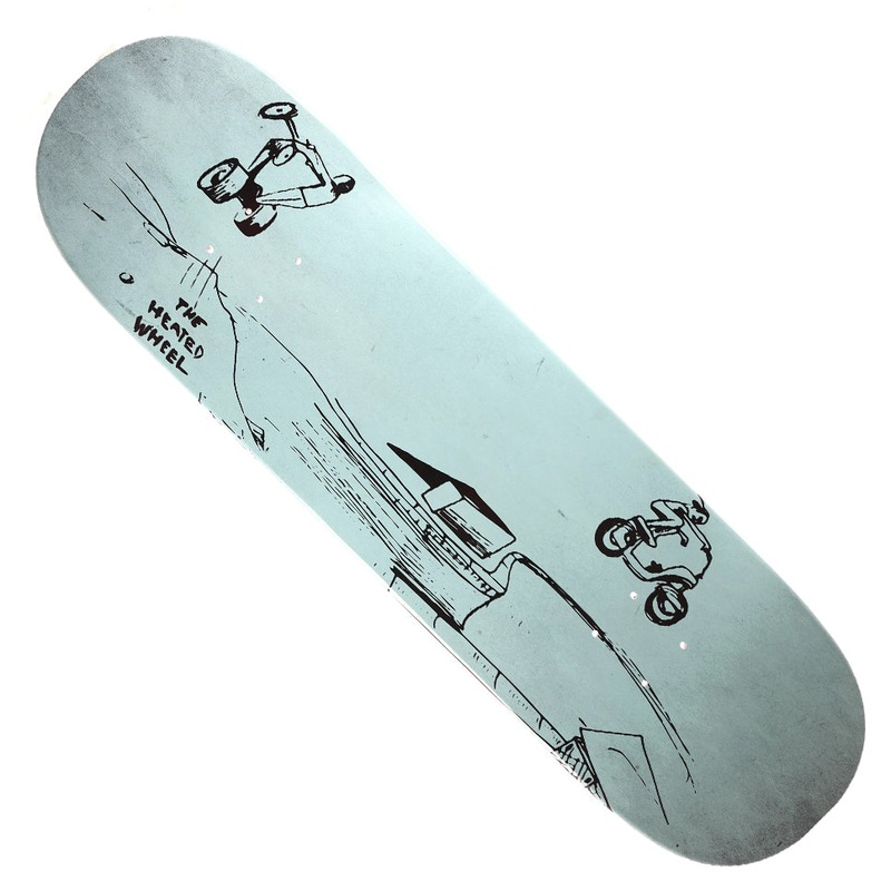 The Heated Wheel Freeriders Deck Multicolor 8.75 x 32.5 WB:14.25