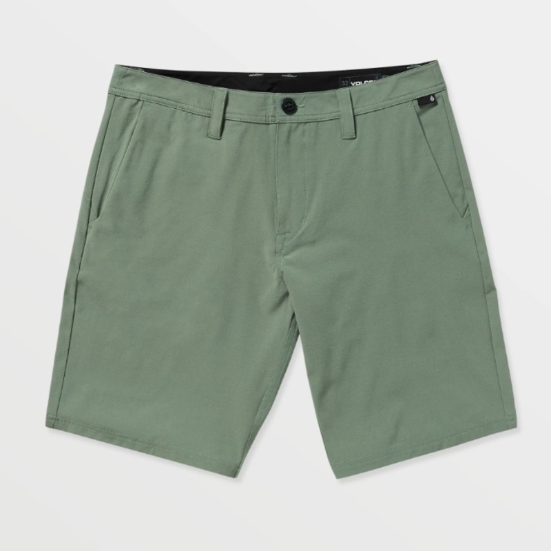 Volcom Frickin Cross Shred Static Shorts – Light Olive 28 Light Olive