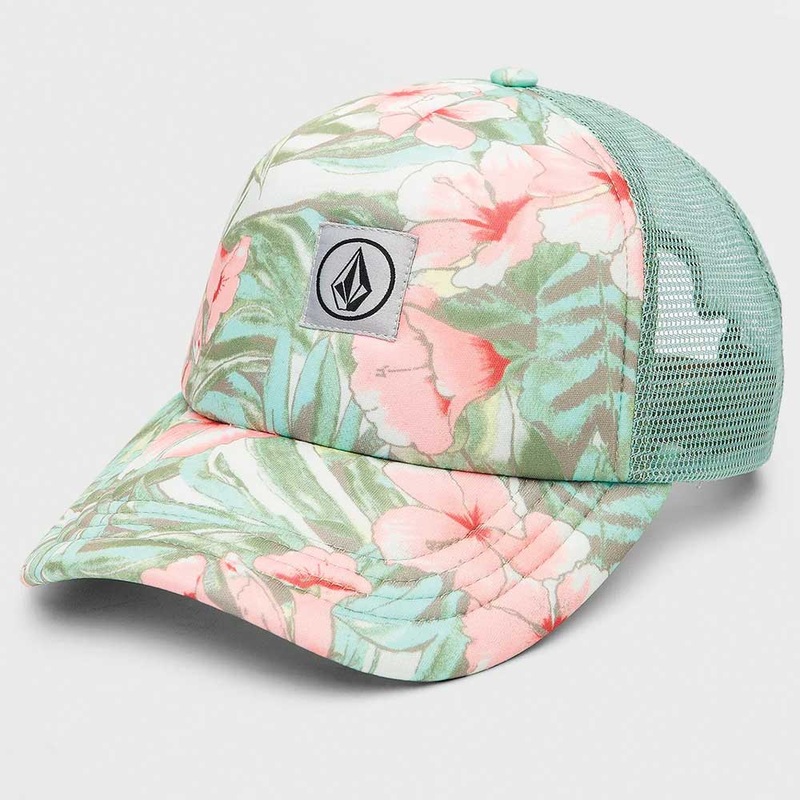 Volcom Into Paradise Trucker Hat – Chlorine Multi