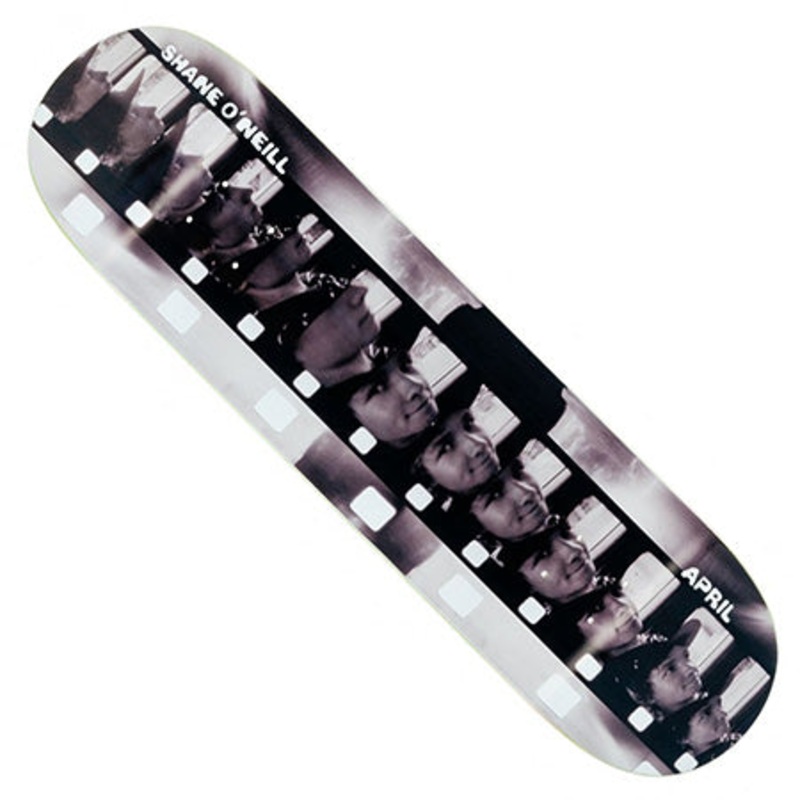April Skateboards Shane O’Neill 2006 Deck Black/ White 8.125 X 31.77 WB:14