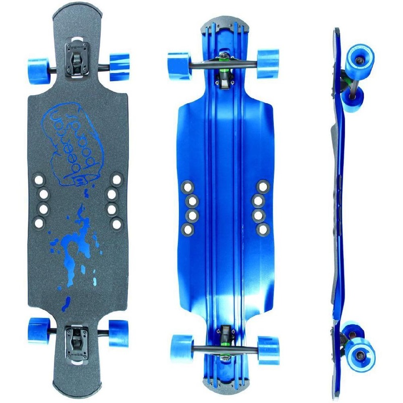 Beercan Blue 40″ Kegger Drop Through Longboard Complete