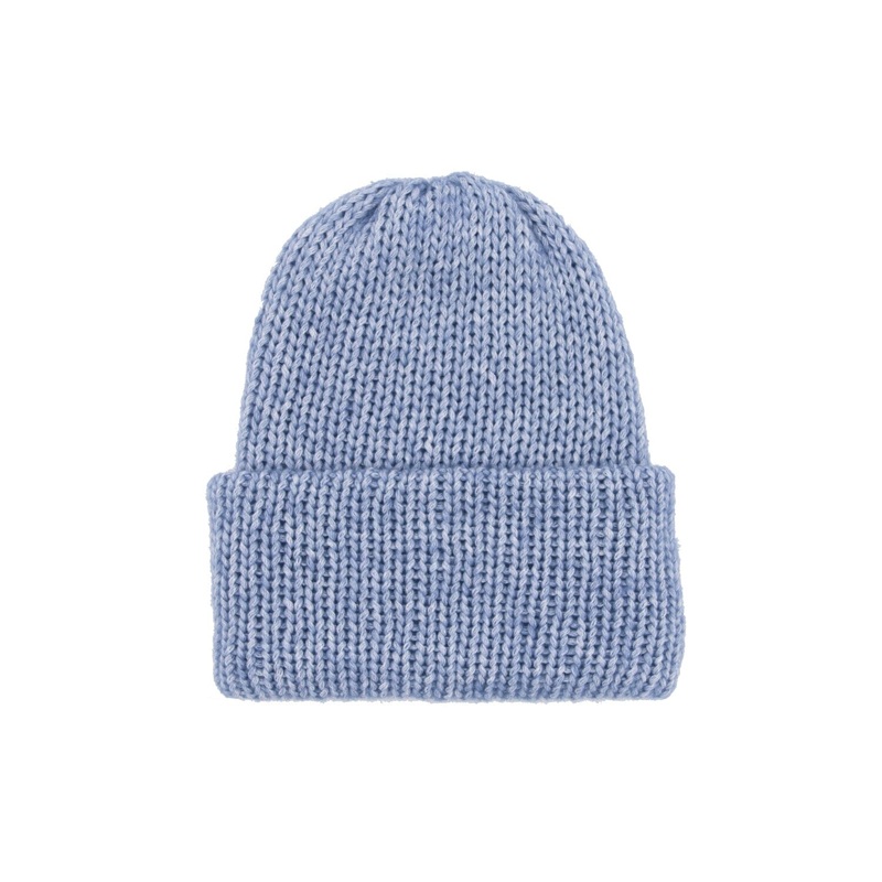 Chimney LTD Short Stack Beanie Marled Ocean Blue