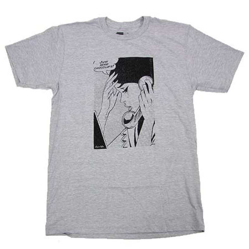 Chocolate Send Chocolate T Shirt Heather Grey Extra Large