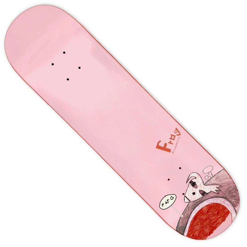 Frog Skateboards Pat Gallaher Technique Deck Pink 8.42 x 31.98 WB:14.25