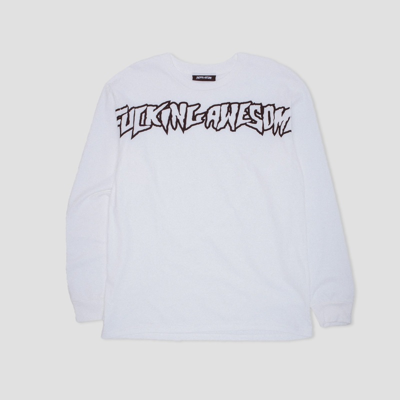 Fucking Awesome Big Stamp Long Sleeve T-Shirt White Medium