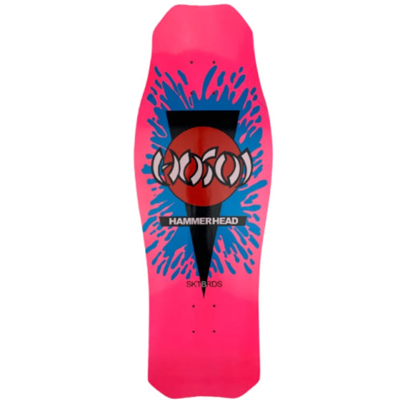 Hosoi OG Classic Hammerhead Splat Reissue Skateboard Deck Pink 10.5″ 10.5″