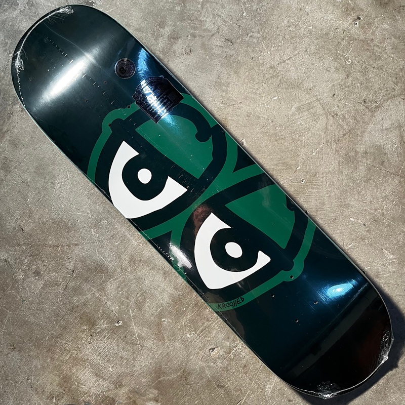 Krooked Skateboards – Team Eyes Easy Rider Deck – 8.25″ Green