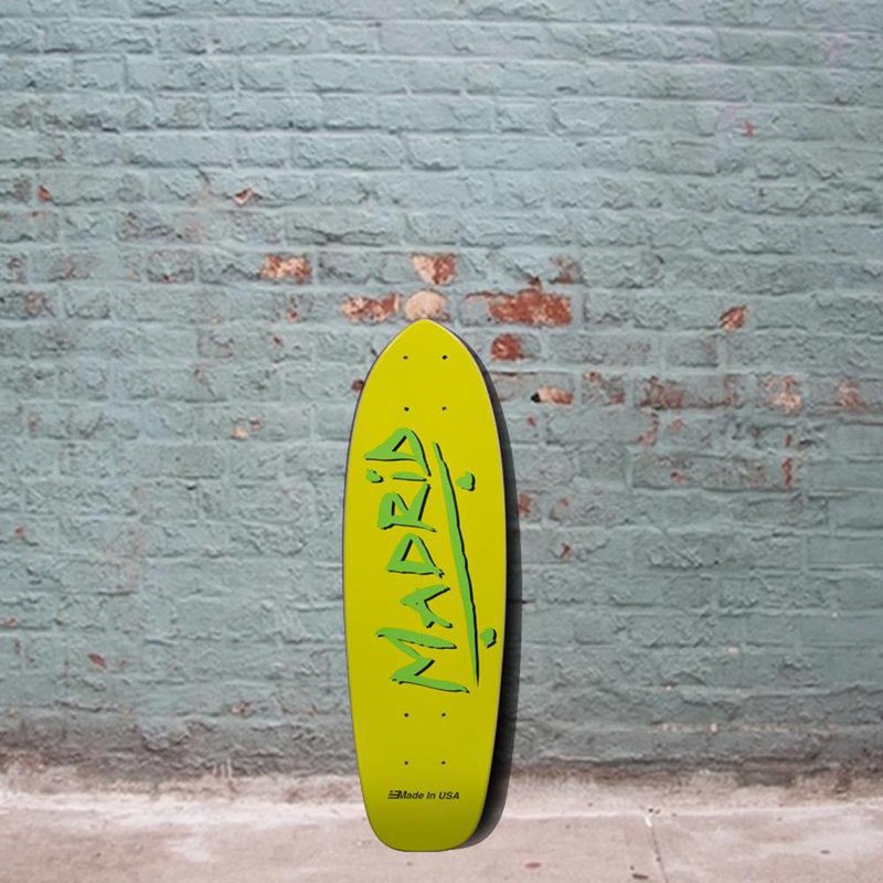 Madrid Midget Party Yellow 23.25″ Cruiser Skateboard Deck