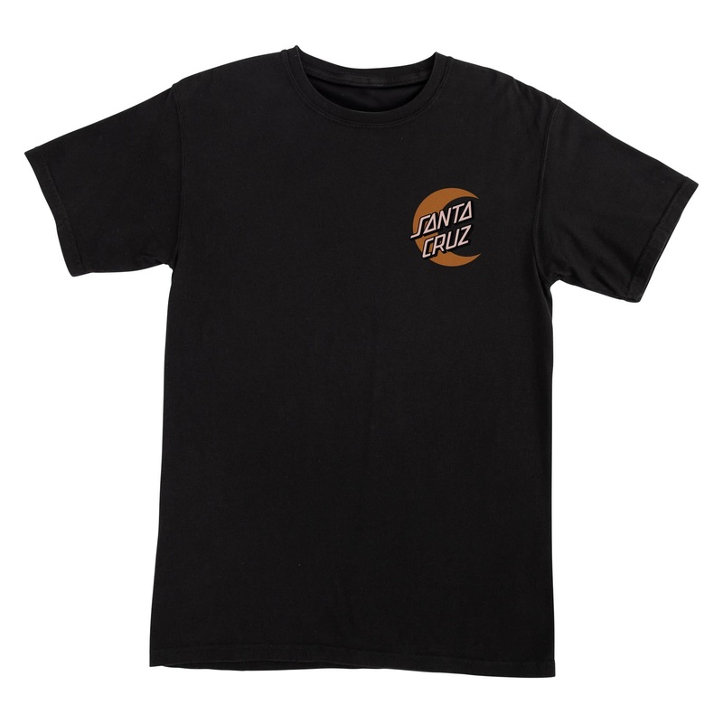 Moon Dot Womens Santa Cruz T-Shirt Black XS