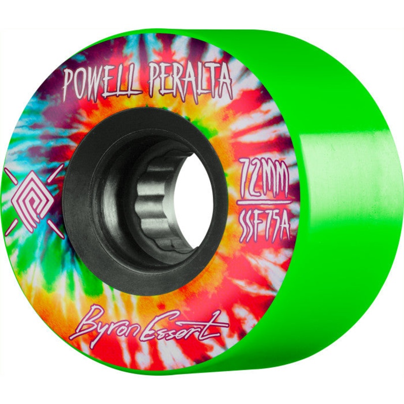 POWELL PERALTA BYRON ESSERT GREEN 72MM 75A SKATEBOARD WHEELS