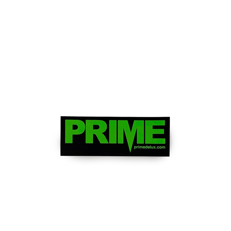 Prime Delux OG Sticker M – Neon Green / Black