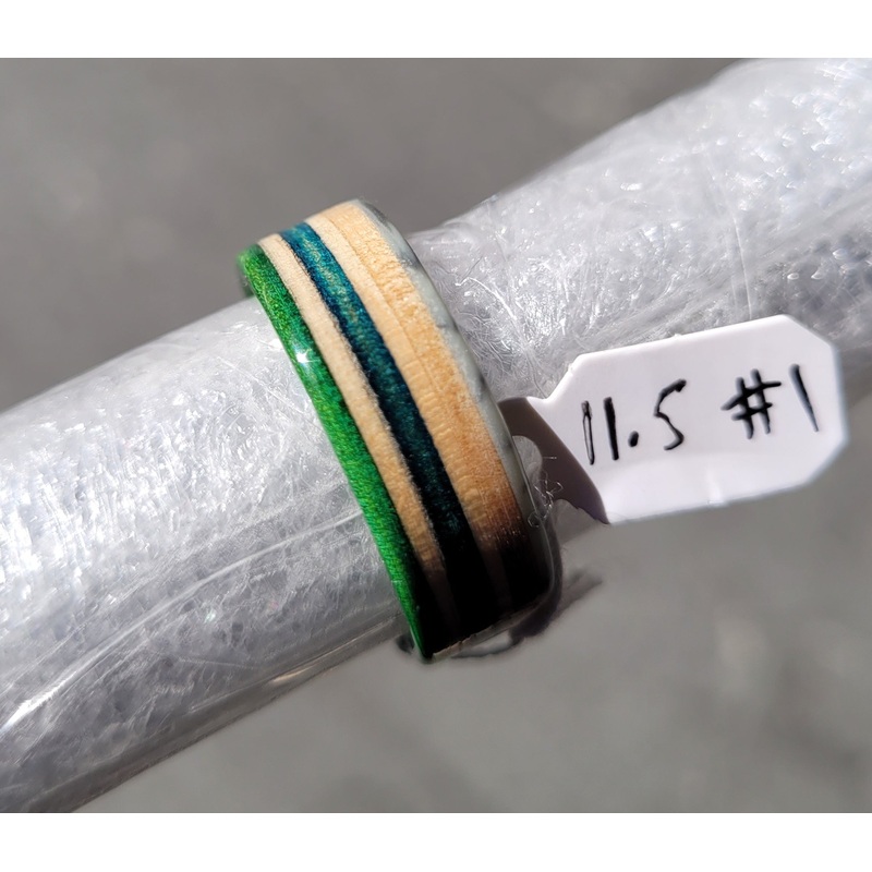 Recycled Bo-Tuff Skateboard Ring SIZE 11.5 (#1)