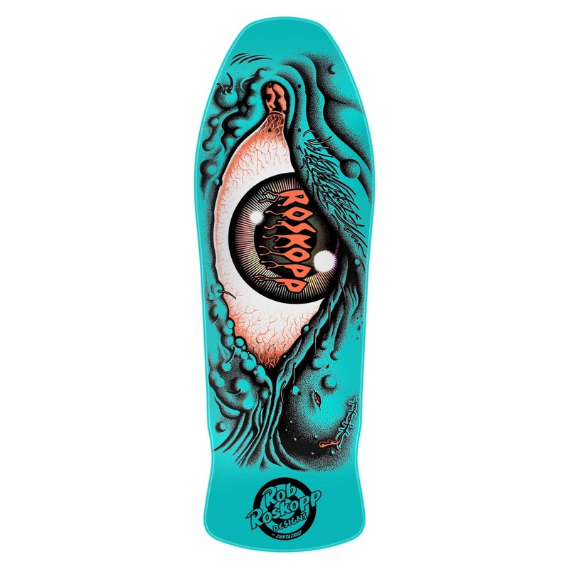 SANTA CRUZ ROSKOPP EYE RE ISSUE SKATEBOARD DECK
