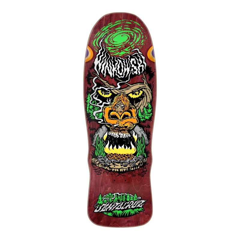 Santa Cruz Shaped Skateboard Deck Winkowski Bigfoot 10.35 10.35