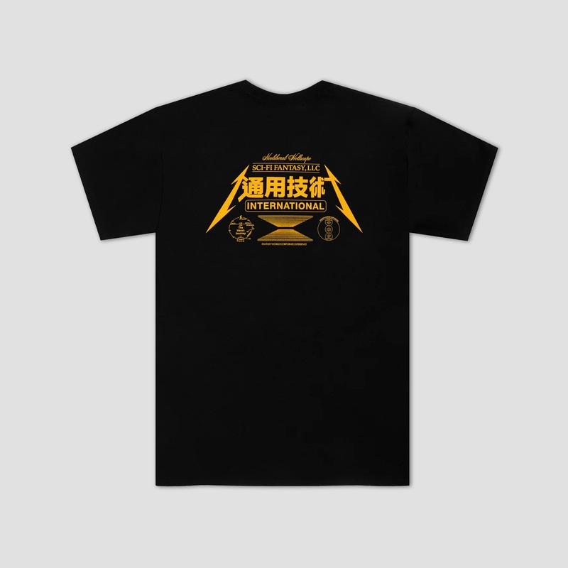 Sci-Fi Fantasy Neoliberal T-Shirt Black Small