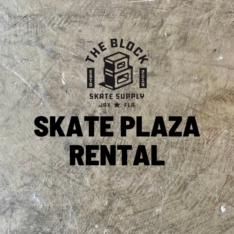 Skate Plaza Rental – 3 hour rental