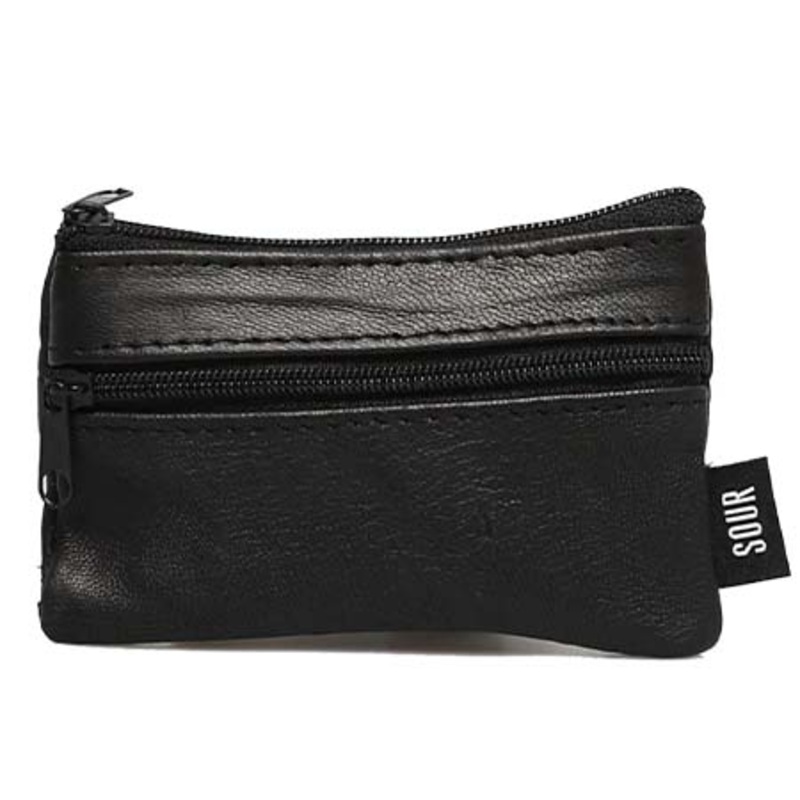 Sour Solution Barcy Leather Wallet Black One size fits all