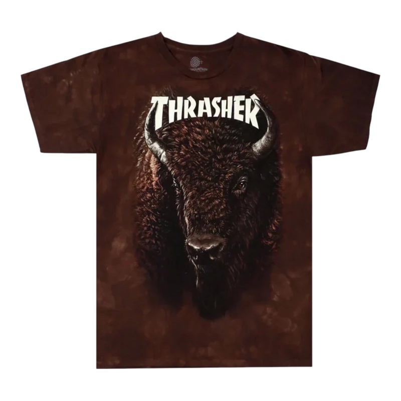 Thrasher Magazine Bison T Shirt Brown S