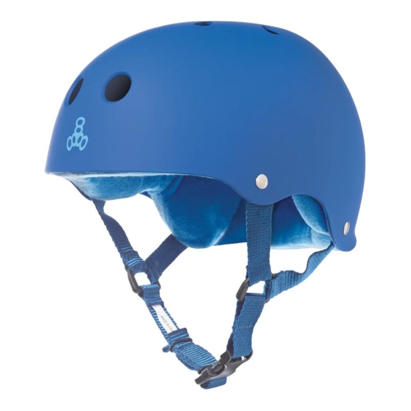 TRIPLE 8 SWEATSAVER HELMET ROYAL RUBBER BLUE S