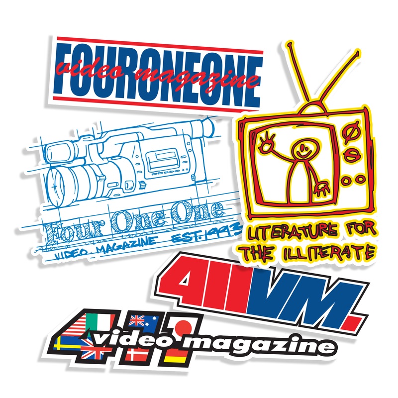 411 Logos Assorted Stickers (5-Pack)