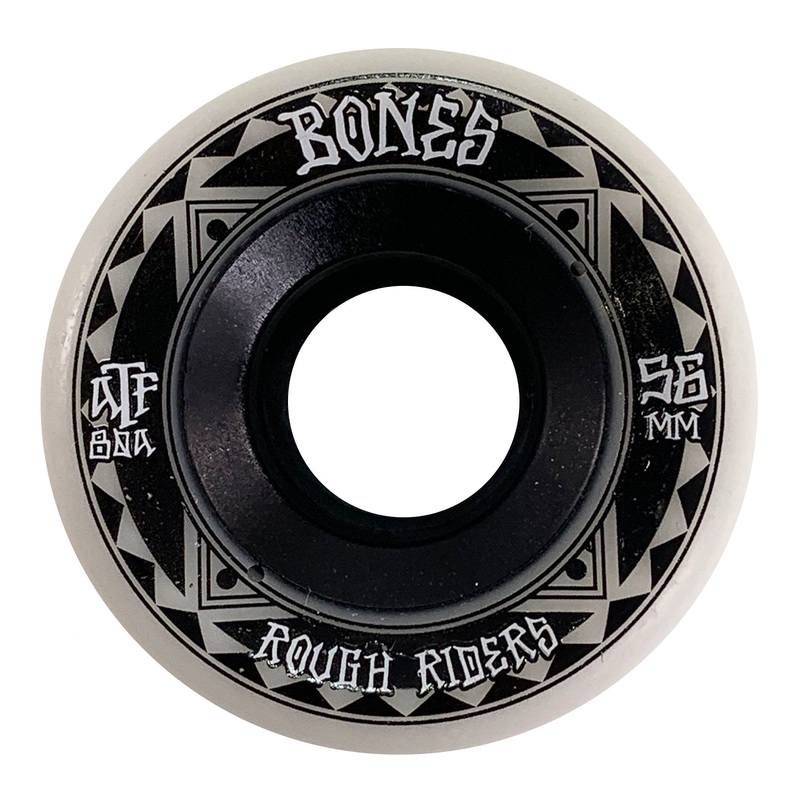 Bones 56mm ATF Rough Riders Runners – White