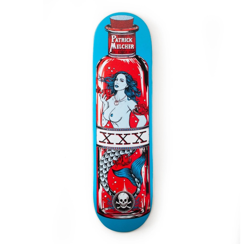 Death 8.75″ Patrick Melcher Mermaid Deck – Blue 8.75″