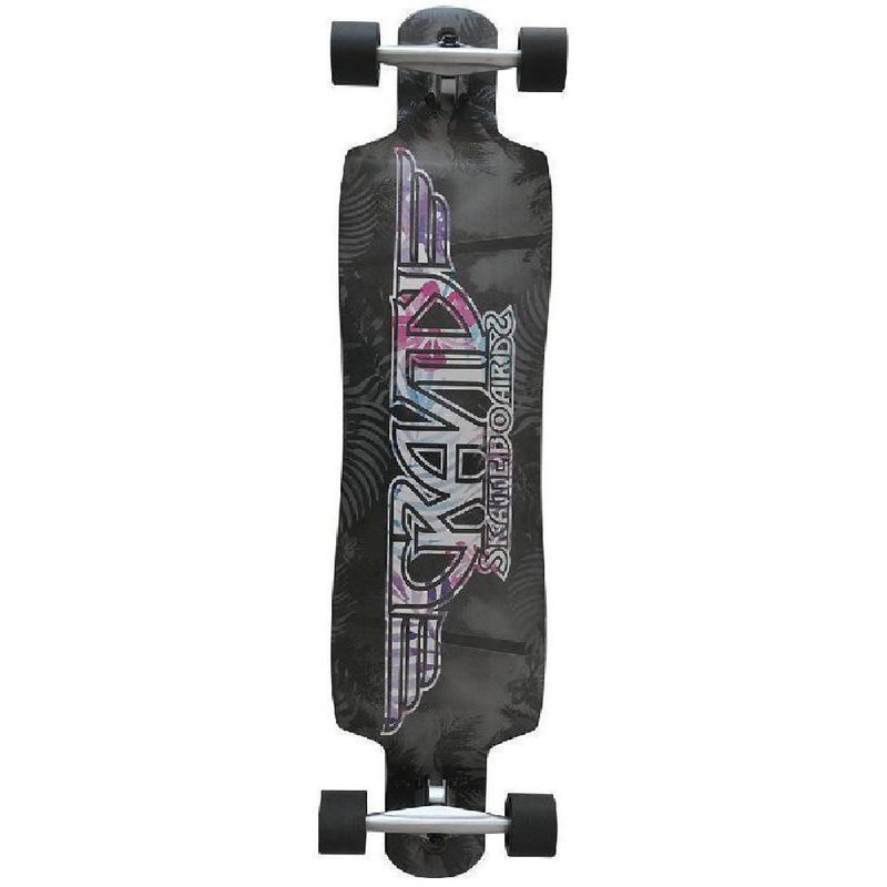 Gravity Drop Through Paradise Fill 41″ Longboard Complete