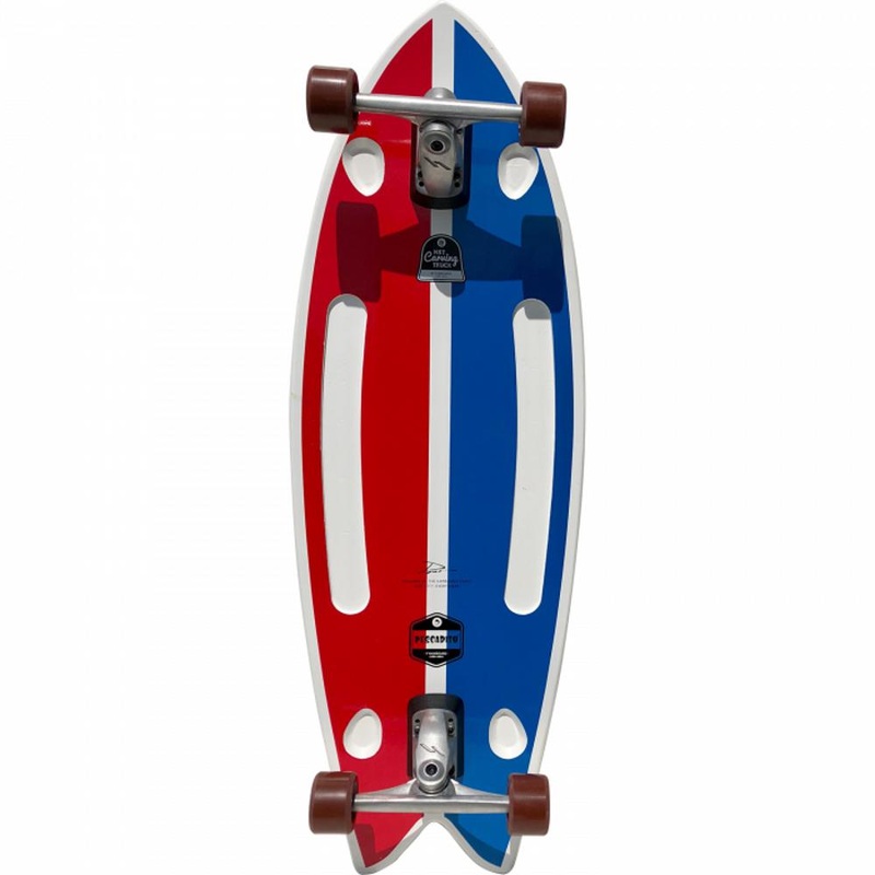 Hamboard Pescadito Dart 43″ Surfskate Cruising Longboard Complete
