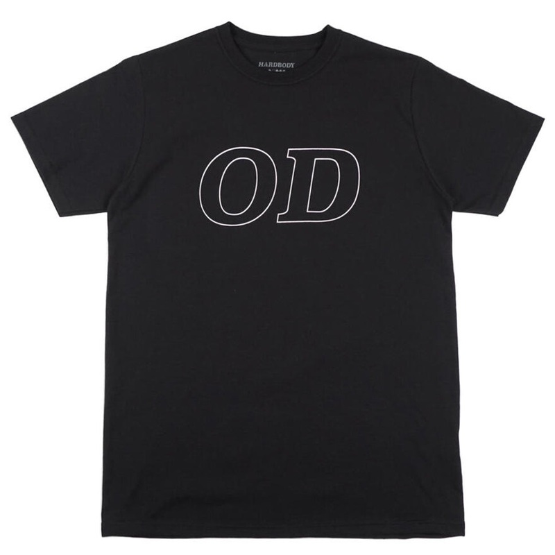 Hardbody OD Logo T Shirt Black Medium