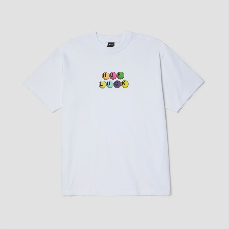 HUF Lucky Shortsleeve T-Shirt White Small