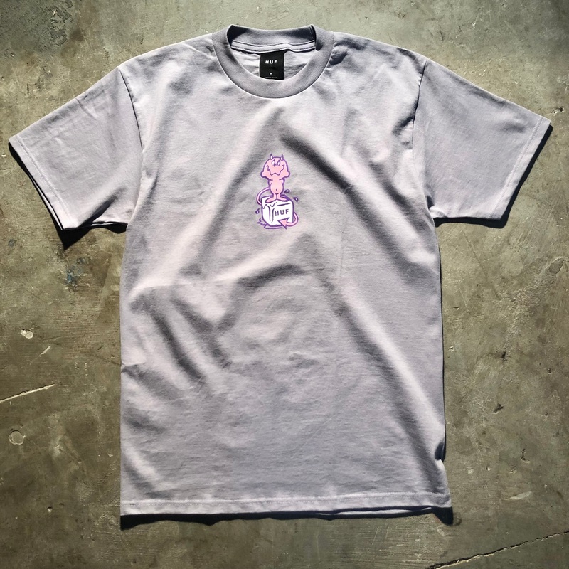 HUF – Melt T-Shirt – Dust Purple Medium