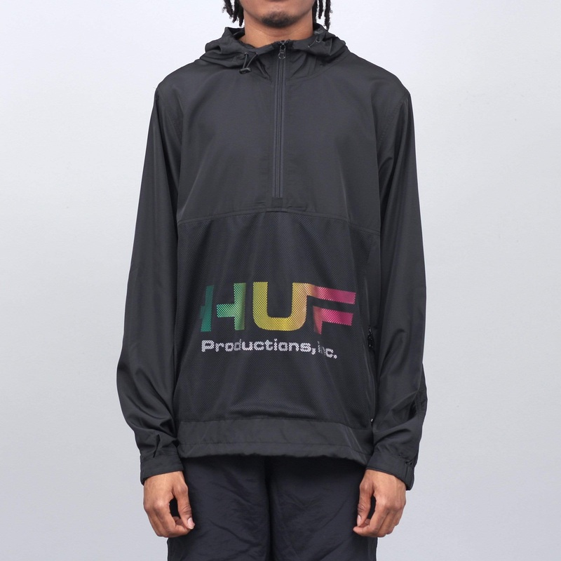 HUF Productions Inc Anorak Black Small