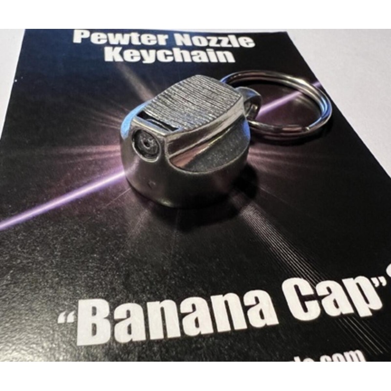 Meericle MFG “Bannana Cap Pewter Nozzle” Keychain