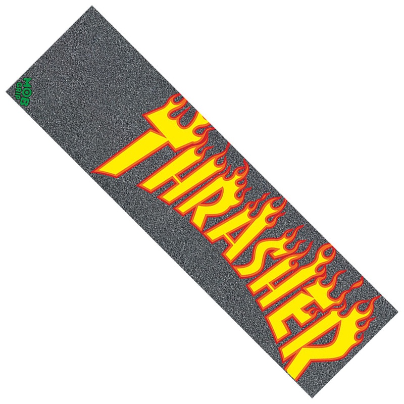 Mob Grip Thrasher Big Flame Graphic Griptape Black 9×33
