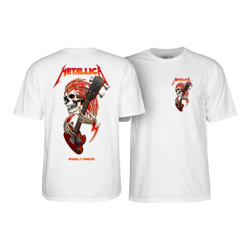 Powell Peralta Metallica Collab T-Shirt White S