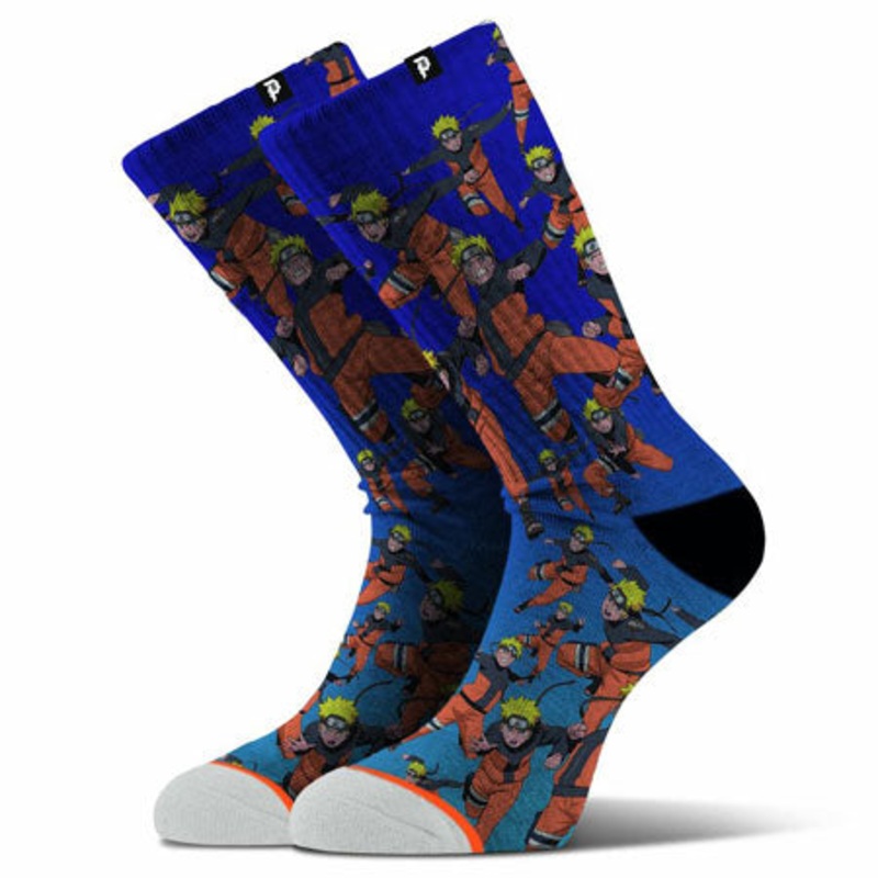 Primitive Skateboarding Primitive x Naruto Shadow Clone Socks Blue One size fits all