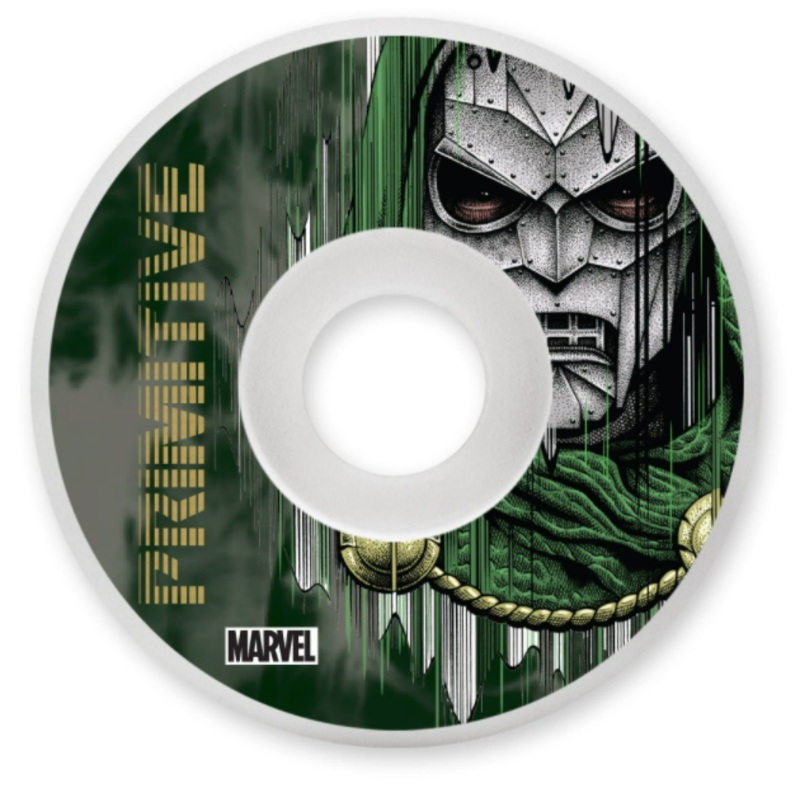 Primitive x Marvel Doctor Doom Skateboard Green Wheels 53MM 101A 53mm