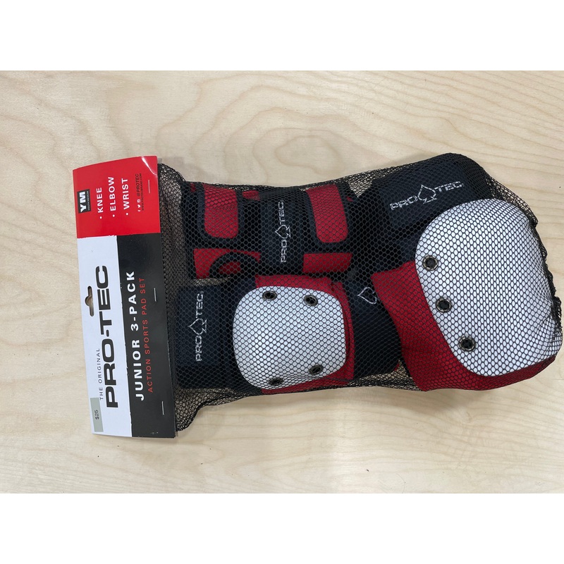 Pro-Tec Jr 3-Pack Red White Black YM