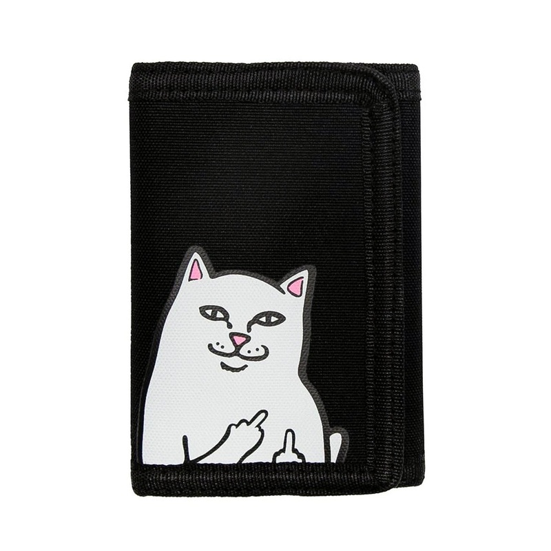 RIPNDIP Lord Nermal Velcro Wallet – Black