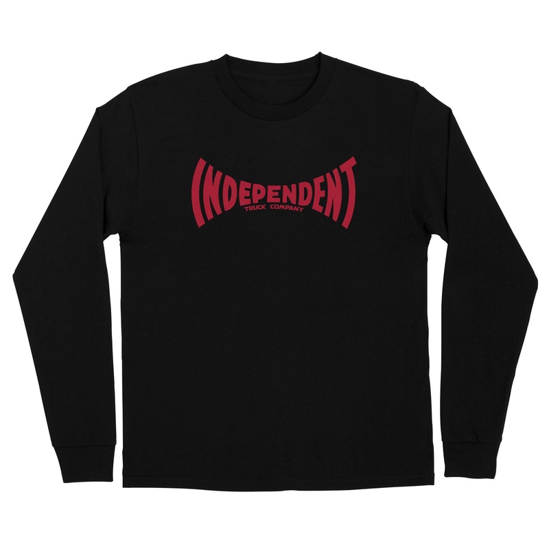 Span Mens Independent Longsleeve T-Shirt Black S