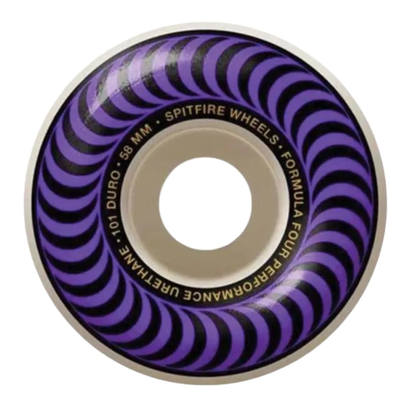 Spitfire Formula Four Classic Skateboard Wheels 101a – 58mm 58mm