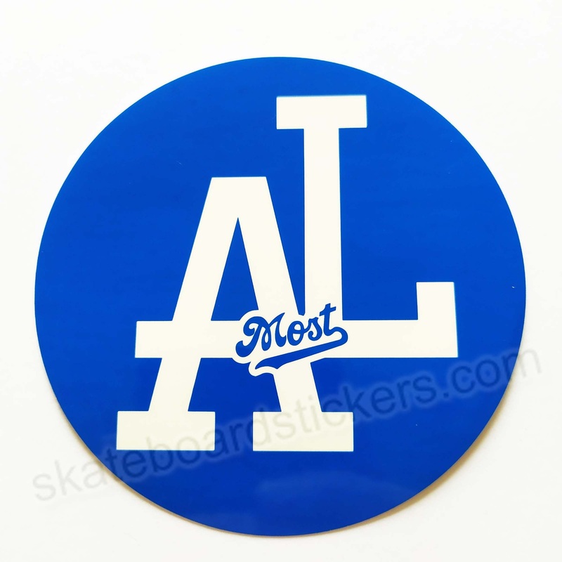 Almost Skateboards “AL Most” Skateboard Sticker