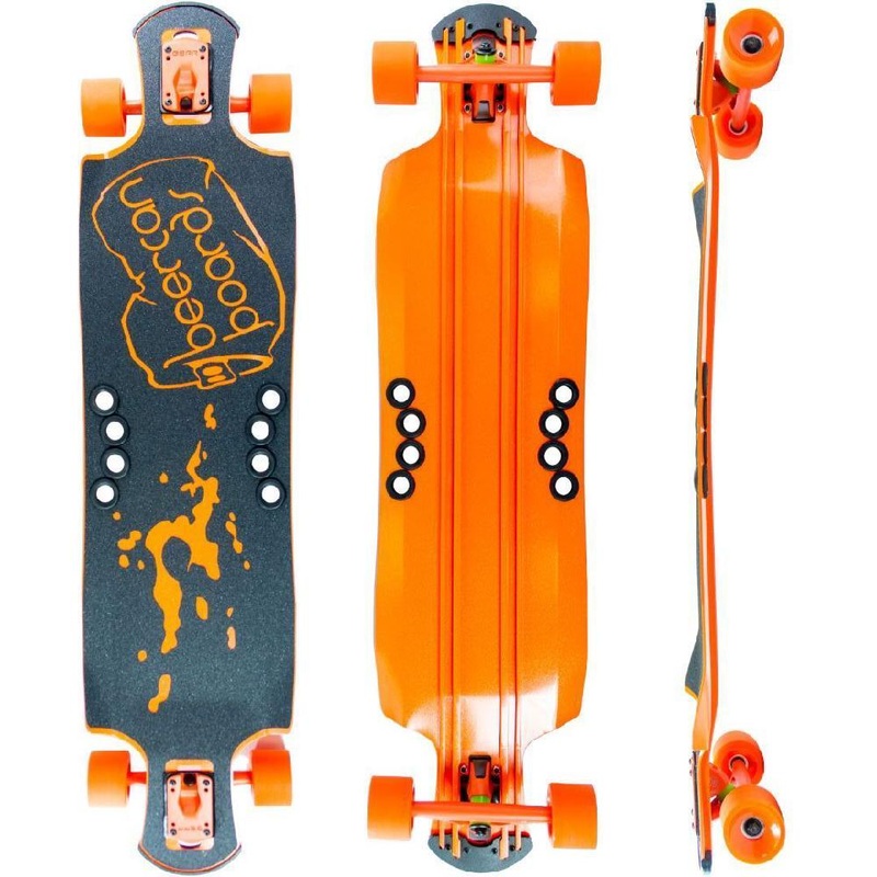 Beercan Orange 42″ Oat Soda Drop Through Longboard Complete