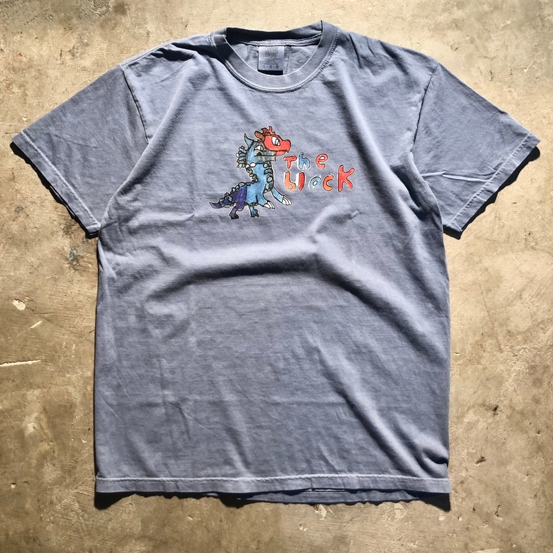 Block – Sturgill King Dragon T-Shirt – Denim Blue Youth XS