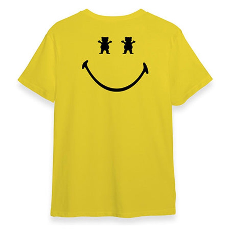 Grizzly Big Smile T Shirt Yellow Small